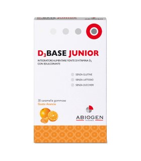 D3Base Junior 30 Caramelle Arancia