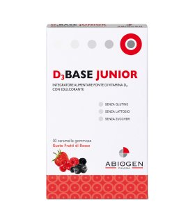 D3Base Junior 30 Caramelle Frutti di Bosco