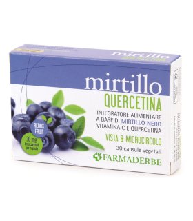 MIRTILLO QUERCETINA 30 Capsule FDB