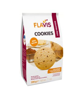 MEVALIA Flavis Cookies Biscotti Aproteici al Cioccolato 200g