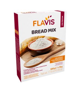 Mevalia Flavis Bread Mix Preparato Aproteico per Pane 500g