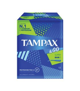 TAMPAX&GO Super 18pz