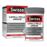 Swisse Capelli Pelle Unghie - Integratore ad alto contenuto di Biotina - 60 Compresse