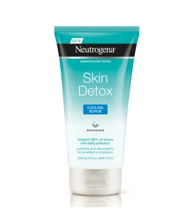 Neutrogena Detox Esfoliante ad Azione Rinfrescante - Trattamento purificante con acido glicolico - 150 ml