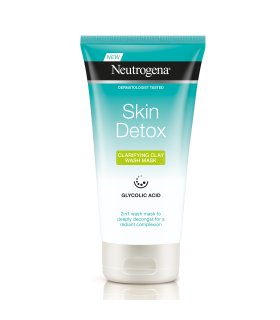 Neutrogena Skin Detox Maschera Purificante all' Argilla - Anti sebo ed impurità - 150 ml