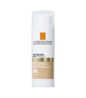 Anthelios Age Correct SPF50 Crema Correttrice Colorata LIGHT -  Crema antirughe con protezione solare alta - 50 ml