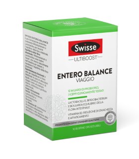 Swisse Entero Balance Task - Integratore per l'equilibrio della flora batterica intestinale - 10 buste orosolubili