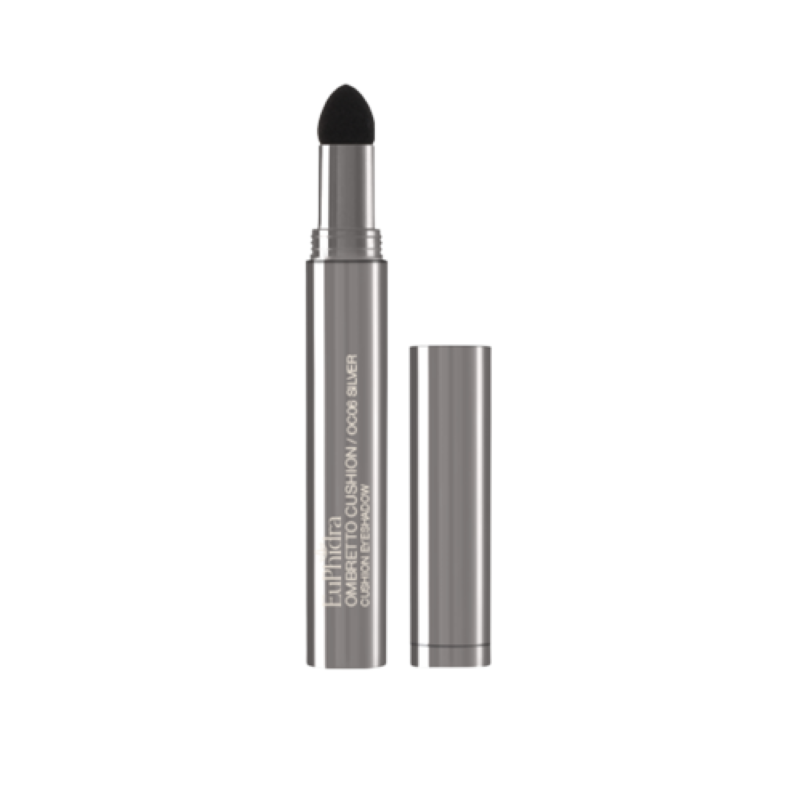 Euphidra Ombretto Cushion In Polvere Colore OC06 - Ombretto In Polvere Con Applicatore Cushion - Nuance Silver - 1 G
