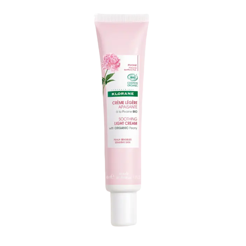 Klorane Crema Leggera Lenitiva Alla Peonia Bio Pelle Sensibile 40ml-image