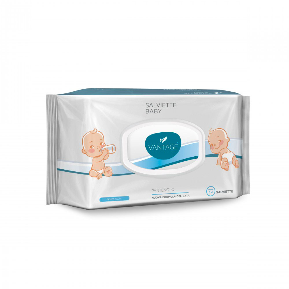 VANTAGE SALVIETTE BABY NEW X 72 - Immagine 2