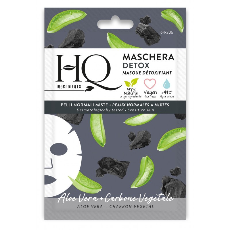 Hq Carbone Maschera In Tessuto Detox 12 Ml - Immagine 5