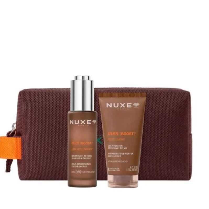 Nuxe Pochette Uomo Gel doccia + Siero antirughe - Idea regalo per lui