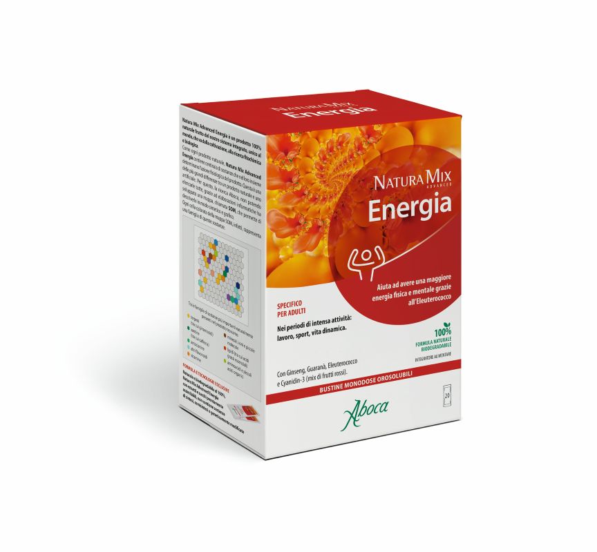 Aboca Spa Societa' Agricola Rossi Natura Mix Advanced Energia 20 Bustine