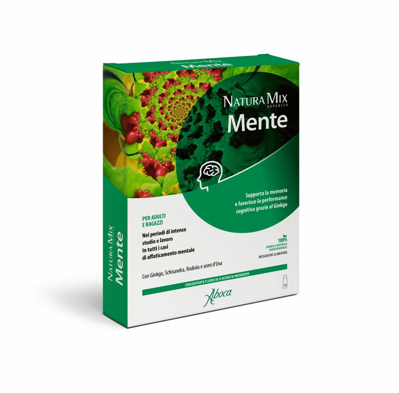 Aboca Spa Societa' Agricola Natura Mix Advanced Mente 10 Flaconcini