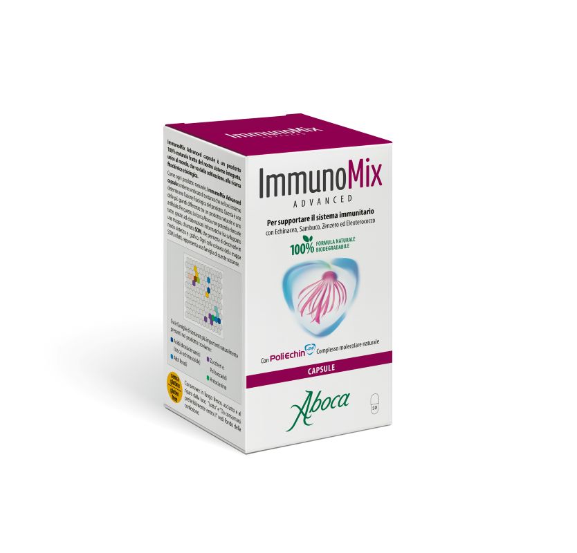 Immunomix Advanced Integratore Supporto Immunitario 50 Capsule - Aboca - Immagine 8