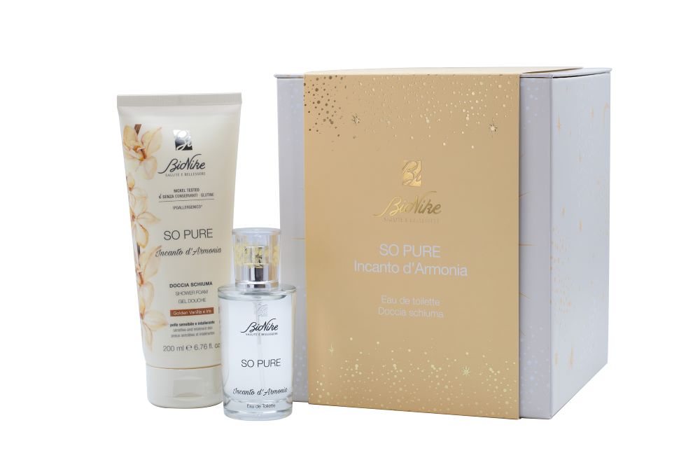 Bionike Cofanetto di Natale Incanto D'armonia - So Pure Eau de toilette 50 ml + Gel doccia 200 ml