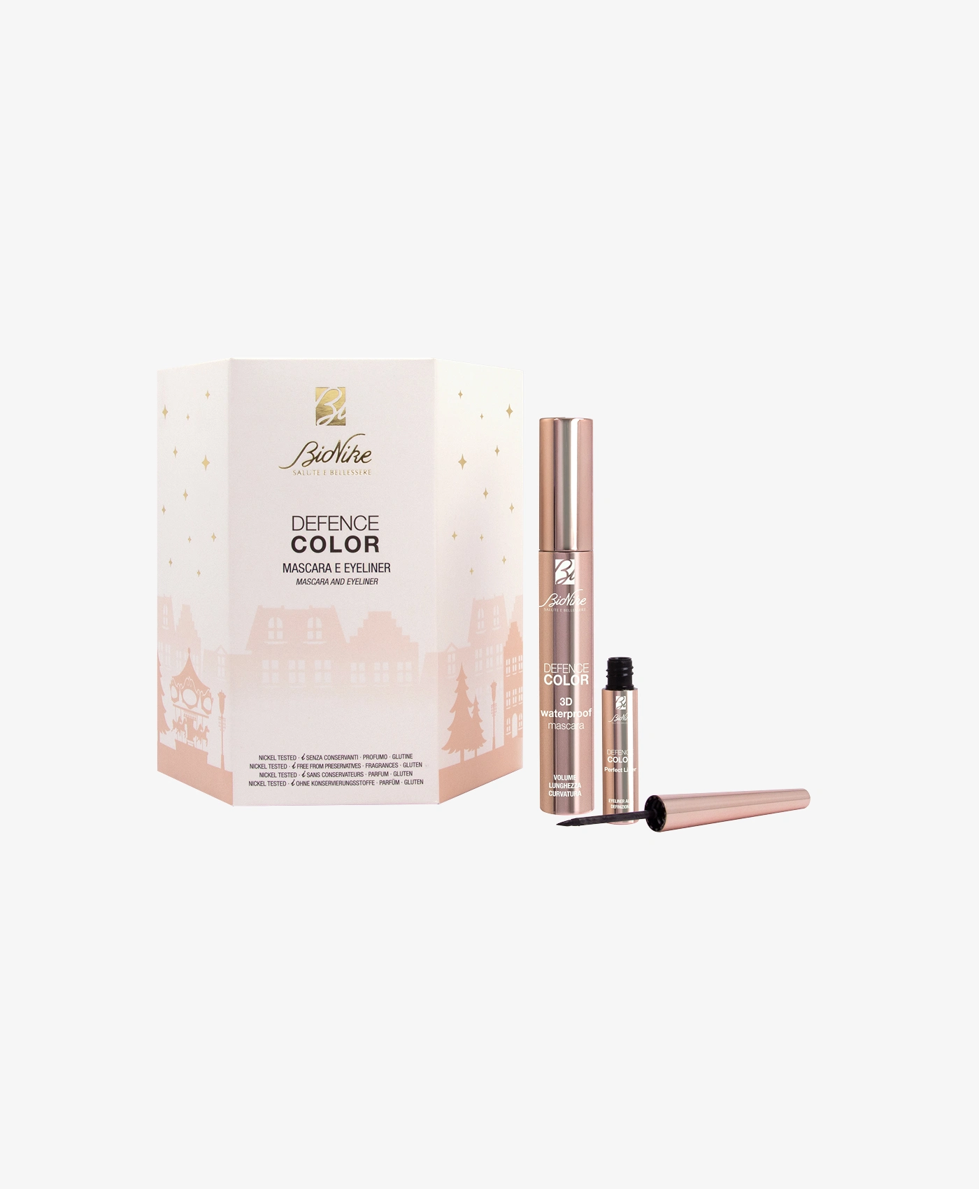 Bionike Defence Color Occhi Cofanetto di Natale 2023 - Mascara 3D + Perfect Liner eyeliner