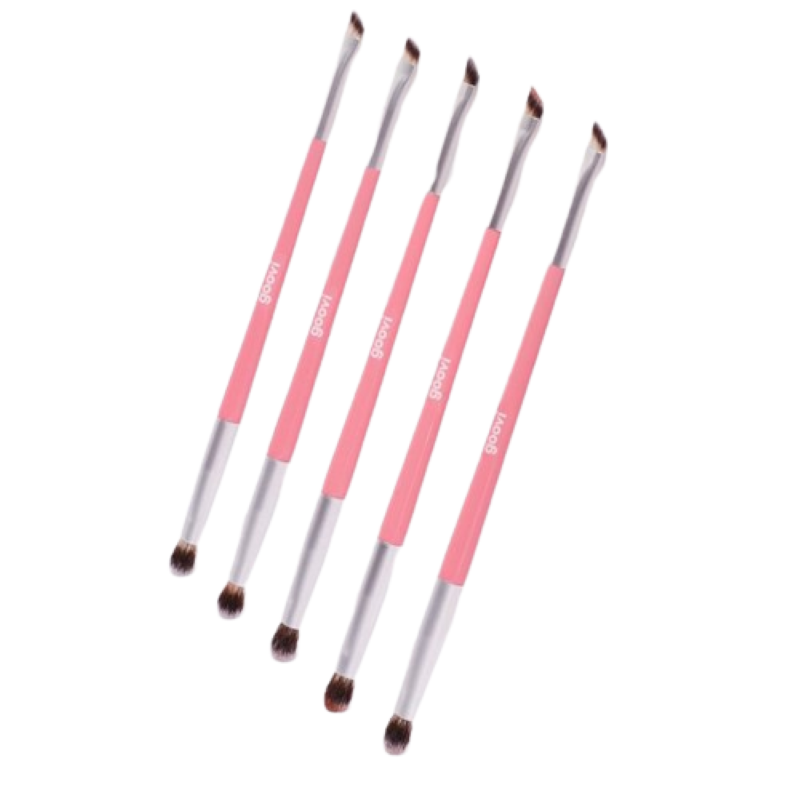 Goovi Pennello Occhi Duo - Ideale per la sfumatura di ombretti e matite