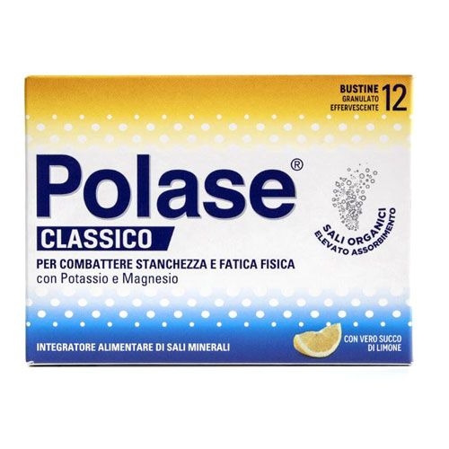 Polase Limone - Integratore per stanchezza fisica - 12 Buste