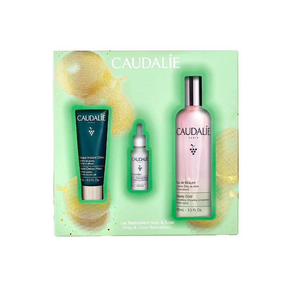 Caudalie Cofanetto di Natale 2024 Acqua Di Bellezza - Eau de Beauté 100 ml + Vinoperfect siero 10 ml + Maschera Instant Detox 15 ml-image