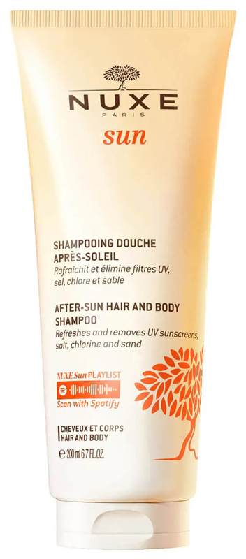 Nuxe Sun Shampoo-Doccia Doposole - Protegge corpo e capelli dal sole e dalla sabbia - 200 ml