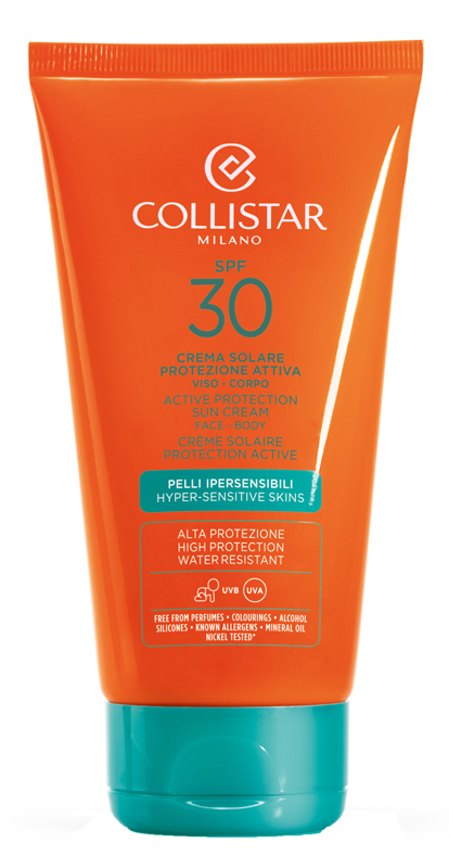 Collistar Spa Crema Solare Protezione Attiva Pelli Sensibili Spf 30+ 150 Ml - Immagine 5