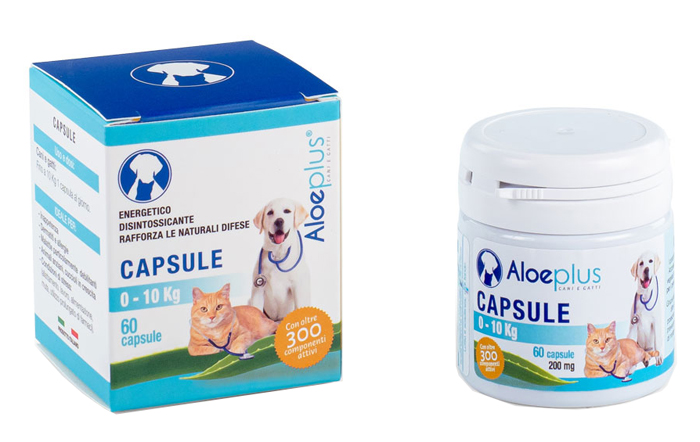 ALOEPLUS Cps Cani/Gatti 0-10Kg img