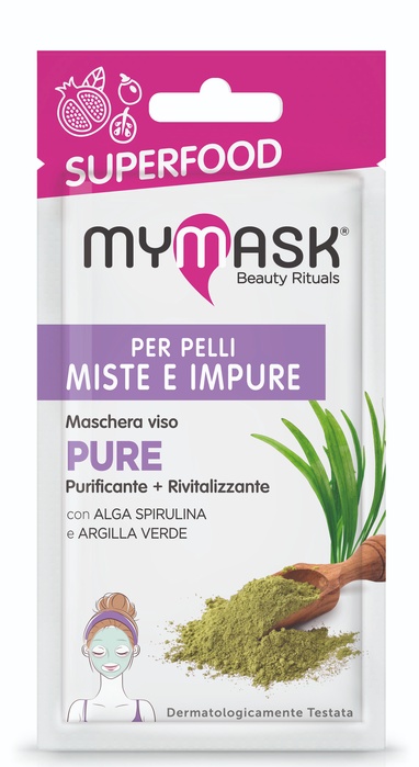 Tavola Spa Crema/Verde Mymask Masc Pure S/Food 8 Ml