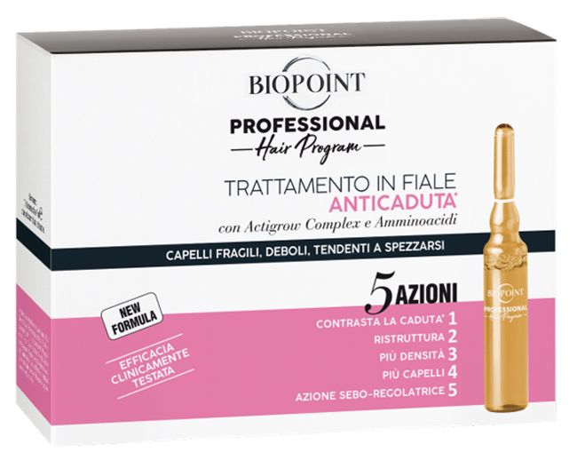BIOPOINT Trattamento anticaduta per capelli fragili e deboli 10 fiale - Immagine 2