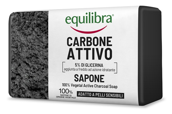 Equilibra Carbone Attivo Sapone 100% Vegetale 100 G - Immagine 5