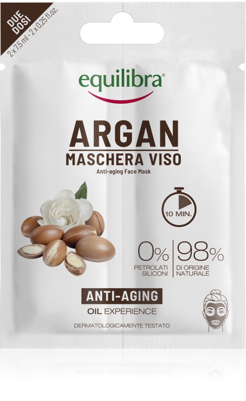 Argan Maschera Viso Antiaging 2 X 7,5 Ml - Immagine 3