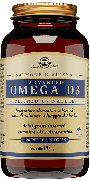 SOLGAR ADVANCED OMEGA D3 120 PERLE SOFTGELS - OMEGA 3 , 6 , 9 - Immagine 9