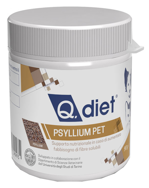 Q DIET PSYLLIUM Pet Polv.90g img