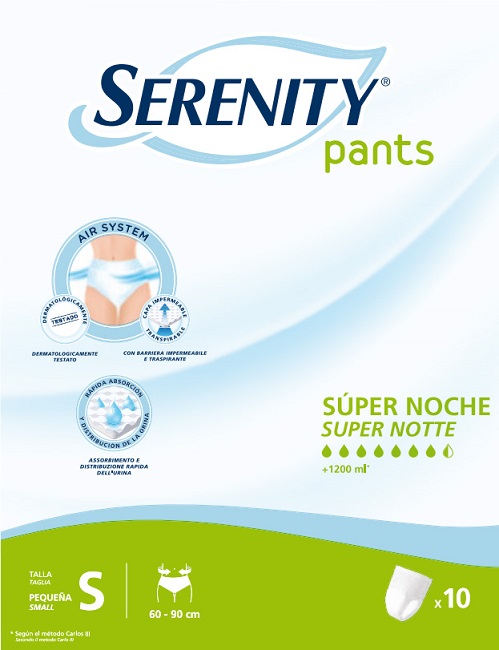 Serenity Pants Sup.Noche10Pz S