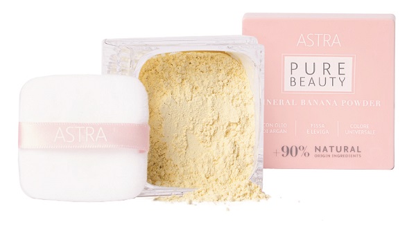 Astra Giallo/Scure Pure Beauty Mineral Banana Powder Cipria In Polvere Libera - Immagine 6