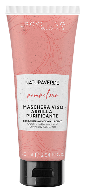 Maschera Viso Argilla Purificante Con Pompelmo E Acido Ialuronico 75 ml - Immagine 3