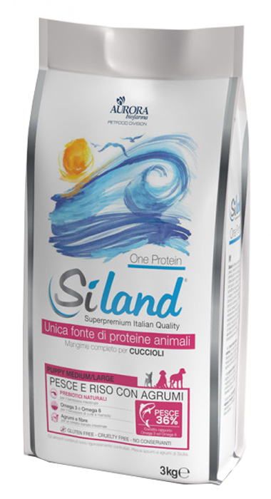 SILAND Puppy M/L Pesce 3Kg img 0