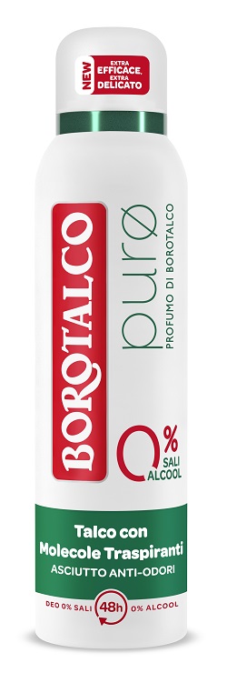 Manetti & Roberts Deodorante Spray Borotalco Deo Puro Senza Alcool, 150Ml - Immagine 7
