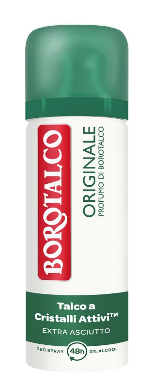 Borotalco Bianchi Originale Profumo Di Deodorante Talco A Cristalli Attivi Extra Asciutto 50 Ml Spray - Immagine 4