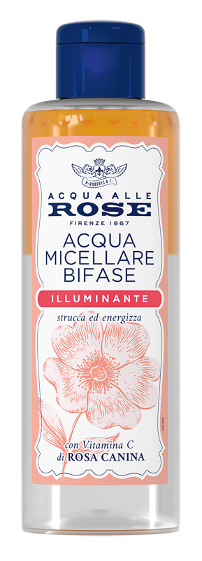 Acqua Alle Rose Rosa Acqua Micellare Bifase Illuminante Con Vitamina C 200Ml - Immagine 4