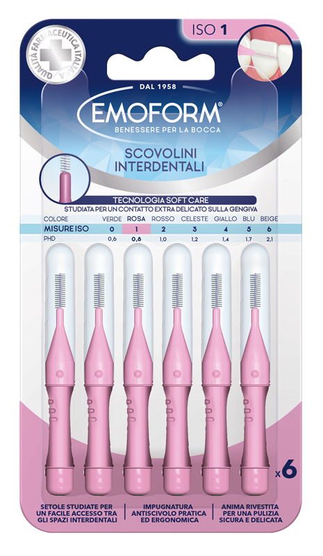 Polifarma Benessere Srl Rosa Emoform Scov.iso 1 6Pz