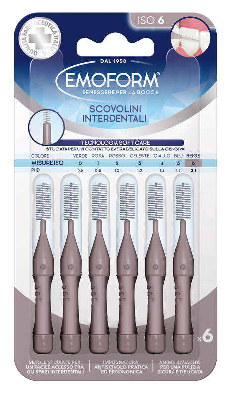 Emoform 6 Scovolini Interdentali ISO 6 - Beige - Immagine 9