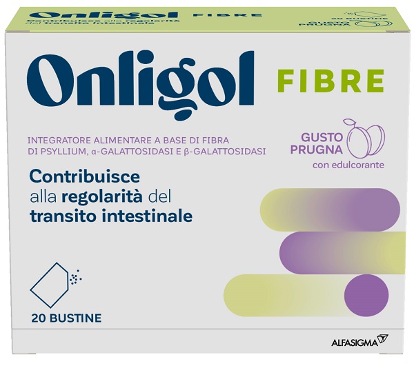 Onligol fibre gusto prugna - integratore per il transito intestinale 20 bustine - Immagine 5
