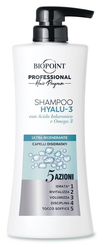 Biopoint - Hyalu-3 - Shampoo Per Capelli Secchi 400 Ml - Immagine 5