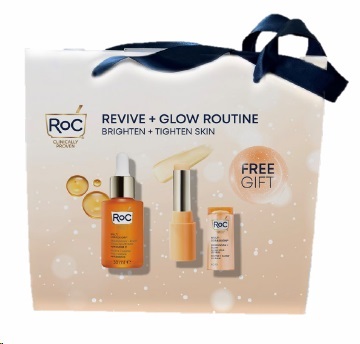 Roc Cofanetto di Natale 2024 Multi Correxion Revive + Glow - Siero viso uniformante + Contorno occhi illuminante-image