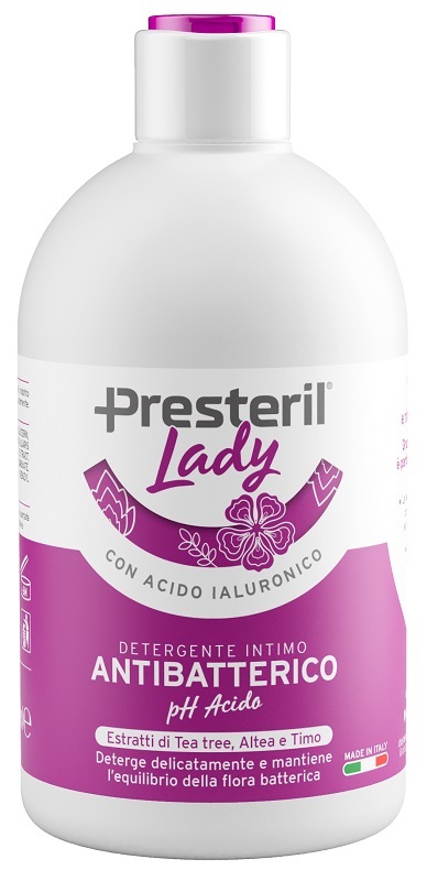 Corman Donna Presteril Lady Detergente Intimo Antibatterico Ph Acido 250Ml - Immagine 3