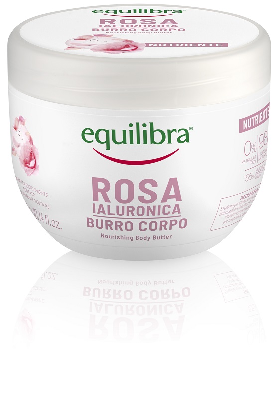 Equilibra Rosa Ialuronica Burro Corpo Nutriente 300 ml - - - Immagine 3