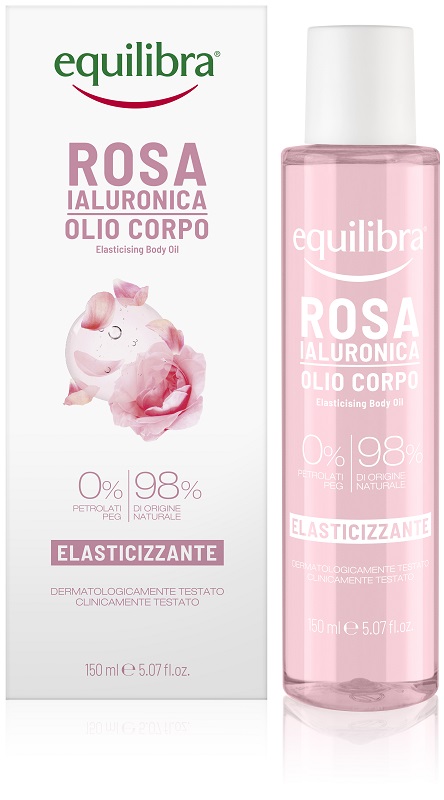 Equilibra Rosa Ialuronica Olio Corpo Elasticizzante 150 ml - - - Immagine 2