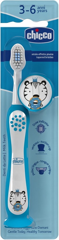 Chicco Azzurro Spazzolino 3-6 Anni 1 Pezzo - Immagine 9