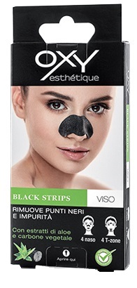 Oxy Neri/Carbone Cerottini Purificanti Black Strips Naso, 8 Pezzi - Immagine 6